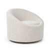 Modrest Frontier - Silla decorativa de tela Glam Beige
