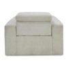 Divani Casa Gering - Silla reclinable eléctrica moderna de tela beige - Image 5