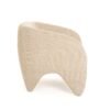 Modrest Halton - Silla decorativa moderna de tela beige - Image 2