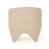 Modrest Halton - Silla decorativa moderna de tela beige - Image 3
