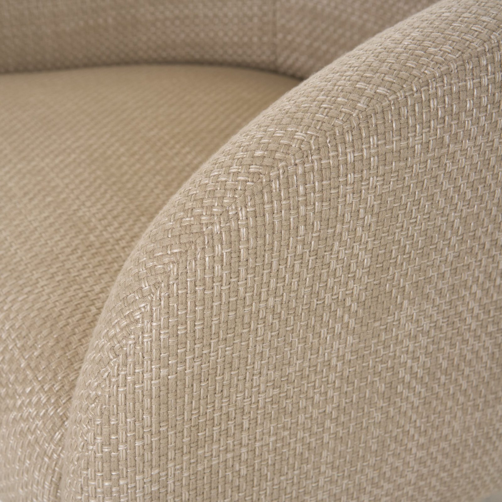 Modrest Halton - Silla decorativa moderna de tela beige - Image 4
