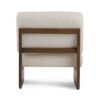 Modrest Kaylie - Silla decorativa contemporánea en color blanco roto - Image 4