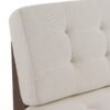 Modrest Kaylie - Silla decorativa contemporánea en color blanco roto - Image 5