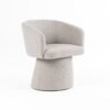 Modrest Linton - Silla de comedor moderna de tela gris claro