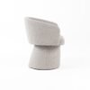 Modrest Linton - Silla de comedor moderna de tela gris claro - Image 2
