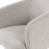 Modrest Linton - Silla de comedor moderna de tela gris claro - Image 4