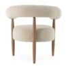 Modrest Marchland - Tela beige moderna + silla decorativa de roble - Image 4