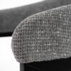 Modrest Maury - Tela gris moderna + Silla de comedor negra - Image 5