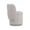 Divani Casa Norris - Silla de comedor giratoria moderna de tela color marfil - Image 3