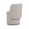 Divani Casa Norris - Silla de comedor giratoria moderna de tela color marfil - Image 5