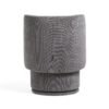Divani Casa Norris - Silla de comedor giratoria moderna de tela gris oscuro - Image 4