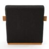 Modrest Rosen - Tela negra moderna + silla decorativa de roble natural - Image 3