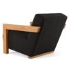 Modrest Rosen - Tela negra moderna + silla decorativa de roble natural - Image 4