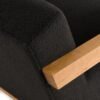 Modrest Rosen - Tela negra moderna + silla decorativa de roble natural - Image 5