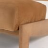 Modrest Tucker - Silla decorativa de color castaño y terciopelo camel moderno de mediados de siglo - Image 4