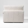 Divani Casa Vicki - Moderno asiento modular sin brazos de tela color blanquecino - Image 3