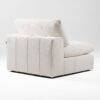 Divani Casa Vicki - Moderno asiento modular sin brazos de tela color blanquecino - Image 4