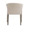 Modrest Wynetta Mid-Century Modern Cuero vegano gris + Silla de comedor de fresno gris - Image 4