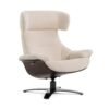 Modrest - Sillón y otomana beige moderno Zahara - Image 4